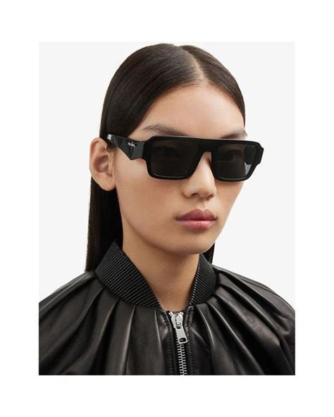 prada pr a05s|Prada PR A05S Rectangle Sunglasses .